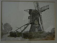 The Windmill at Thorne, by F. W. Jackson, 1911. F.W.Jackson windmill Thorne 1911.jpg