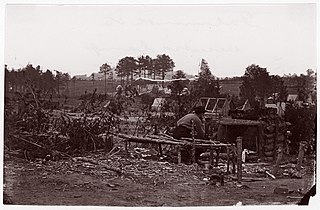 Falmouth, Virginia. Abandoned Camp