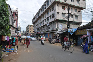 Belgharia Neighbourhood in Kolkata in West Bengal, India