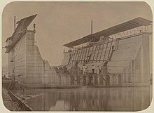 Onrust Dock of 3,000 tons in 1877-1878 Floating dry dock Java 1877-1878.jpg
