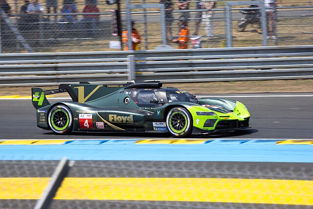 Vautier competing at the 2023 24 Hours of Le Mans.