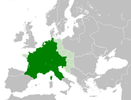 Impero carolingio - Localizzazione