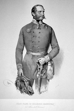 Franz de Paula Gundaccar II. von Colloredo-Mannsfeld, 1850