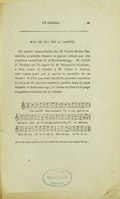 mon cri cra, tir’ la lirette. Un ancien missionnaire, feu M. l’abbé Sévère Dumoulin, a entendu chanter ce joyeux refrain par des canotiers canadiens de la Rivière-Rouge. M. l’abbé P. Pouliot, qui l’a appris de M. Dumoulin lui-même, a bien voulu le chanter à M. l’abbé J. Auclair tout exprès pour que je puisse le recueillir de ce dernier. Il n’est pas sans intérêt de constater comment la chanson de pauvres canotiers perdus dans un pays lointain et demi-sauvage, est venue se placer à la page cinquante-troisième de ce volume. La lecture audio n'est pas prise en charge dans votre navigateur. Vous pouvez télécharger le fichier audio. (Pour les autres paroles, voir Au jardin de mon père un oranger lui ya.)