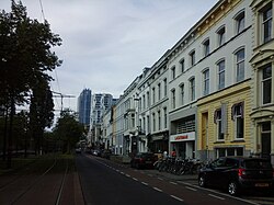 Galerie Cokkie Snoei aan de Mauritsweg, Rotterdam 2018
