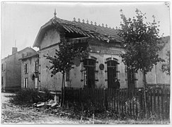 Petite gare de voyageurs de Badonviller en 1915.