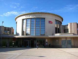 <span class="mw-page-title-main">Dijon-Ville station</span> Railway station in Dijon, France