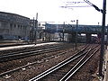 English: The commuter train station of Nanterre-Université, in Hauts-de-Seine, France. Français : La gare Transilien et RER de Nanterre-Université, Hauts-de-Seine, France.