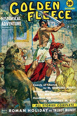 <i>Golden Fleece Historical Adventure</i> American adventure pulp magazine