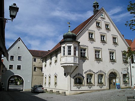 Gräfenberg altes Rathaus Nahaufnahme 16 05 2005