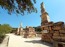 Remains of entrance to the Odeon in the Agora of Athens Greeceathensodeonherodesatticus01.jpg