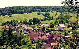 Blick auf Grillenberg, Stadt Sangerhausen