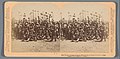 Groepsportret van Britse soldaten die naar het front in Zuid-Afrika vertrekken Royal Munster Fusiliers receiving the word that they are going to the Front, S. Africa, RP-F-F08908.jpg