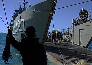 HMAS Brunei in 2009