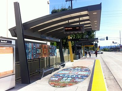 HSY- Los Angeles Metro, Nordhoff, Platform 1.jpg