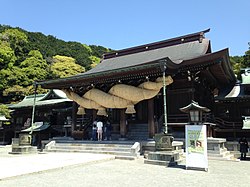 Haiden of Miyajidake Shrine.JPG
