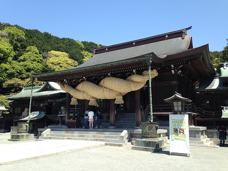 File:Haiden of Miyajidake Shrine.JPG