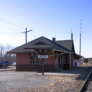 <span class="mw-page-title-main">Hantsport station</span> Railway station in Nova Scotia, Canada