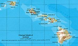 Республіка Гаваї: історичні кордони на карті