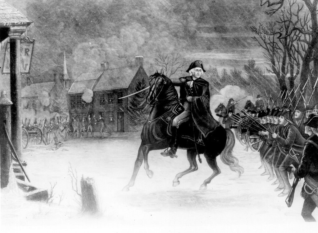 Washington at the Battle of Trenton