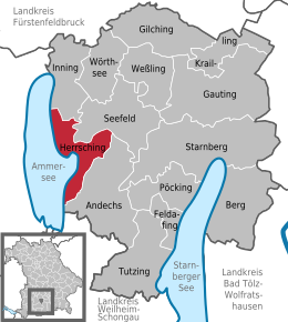Herrsching a.Ammersee - Localizazion