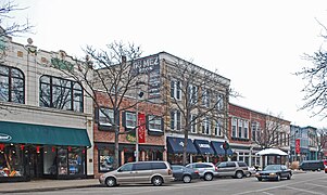 Eighth Street east of Central, looking east (north side)