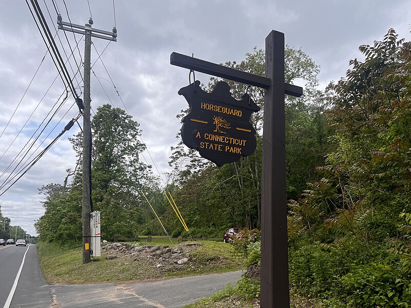 File:Horse Guard State Park, CT Entrance.jpg