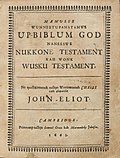 Thumbnail for Eliot Indian Bible