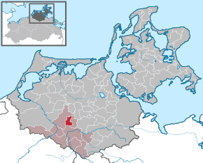Poziția Hugoldsdorf pe harta districtului Vorpommern-Rügen