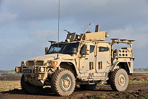 Husky armoured vehicle