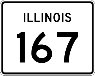 <span class="mw-page-title-main">Illinois Route 167</span>