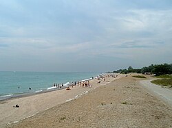 Main public beach in the Southern Unit Illinois Beach State Park Main Beach.jpg