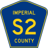 Imperial County Route S2 CA.svg