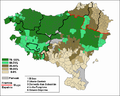 Baskisch in der Schulbildung: Anteile der Schüler mit baskischem Unterricht