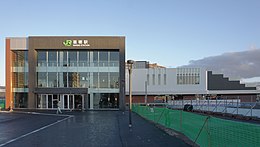 Bâtiment de la gare JR Hakodate-Main-Line Naebo (sortie sud) .jpg