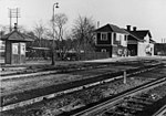 Jakobsbergs stationshus i mitten av 1930-talet.