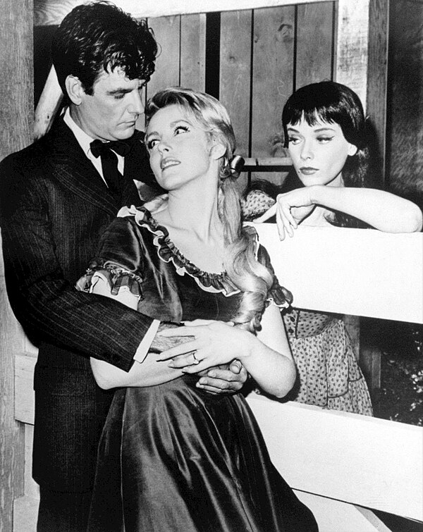 James Best, Laura Devon, and Anne Francis in "Jess-Belle", an episode of The Twilight Zone (1963)