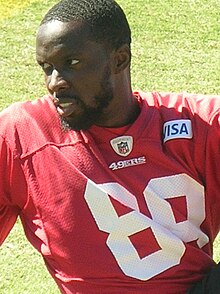 Jason Hill at 49ers training camp 2010-08-11 3.JPG