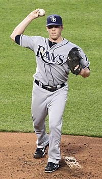 Jeremy Hellickson was the 2010 IL Most Valuable Pitcher. Jeremy Hellickson on June 10, 2011.jpg