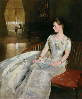 <i>Portrait of Mrs. Cecil Wade</i> Painting by John Singer Sargent