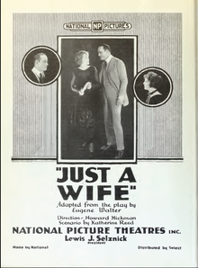 Vain vaimo, Howard Hickman 1 Film Daily 1920.png