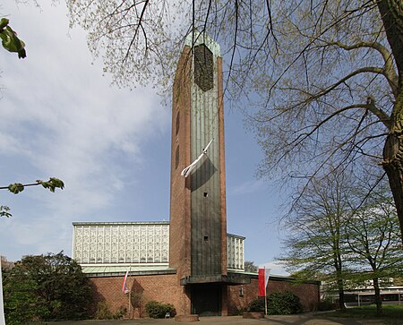 Köln Mülheim Sankt Bruder Klaus Parkseite