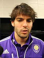 Brazilian World Cup-winner Kaka was the team's first Designated Player. Kaka Postgame In Houston, March 2015 (cropped).jpg