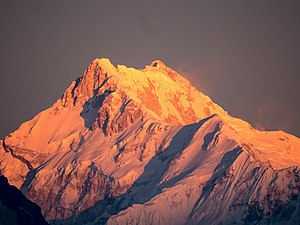 Kangchenjunga z Gangtoku