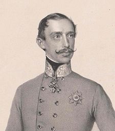 Karel Ferdinand na portrétu z roku 1853