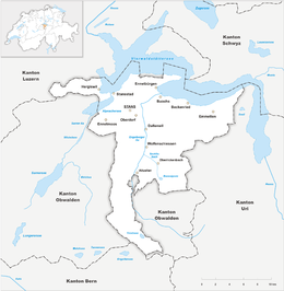 Canton Nidvald - Localizazion