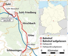 Mapa przebiegu linii kolejowej 6696[1]