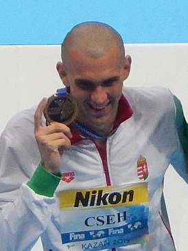 Kazan 2015 - Medallists 200m butterfly M Cropped 2.jpg