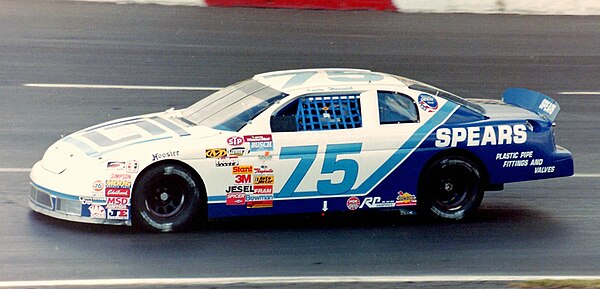 NASCAR Cup Series driver Kevin Harvick in the then-Winston West Series in 1997.