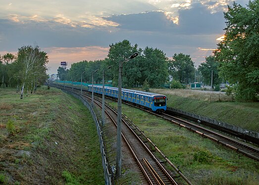 Kiev Metro train